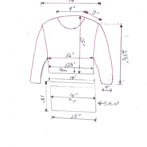 Co-Digo Crop Top Skirt Set - Picture 4 of 7
